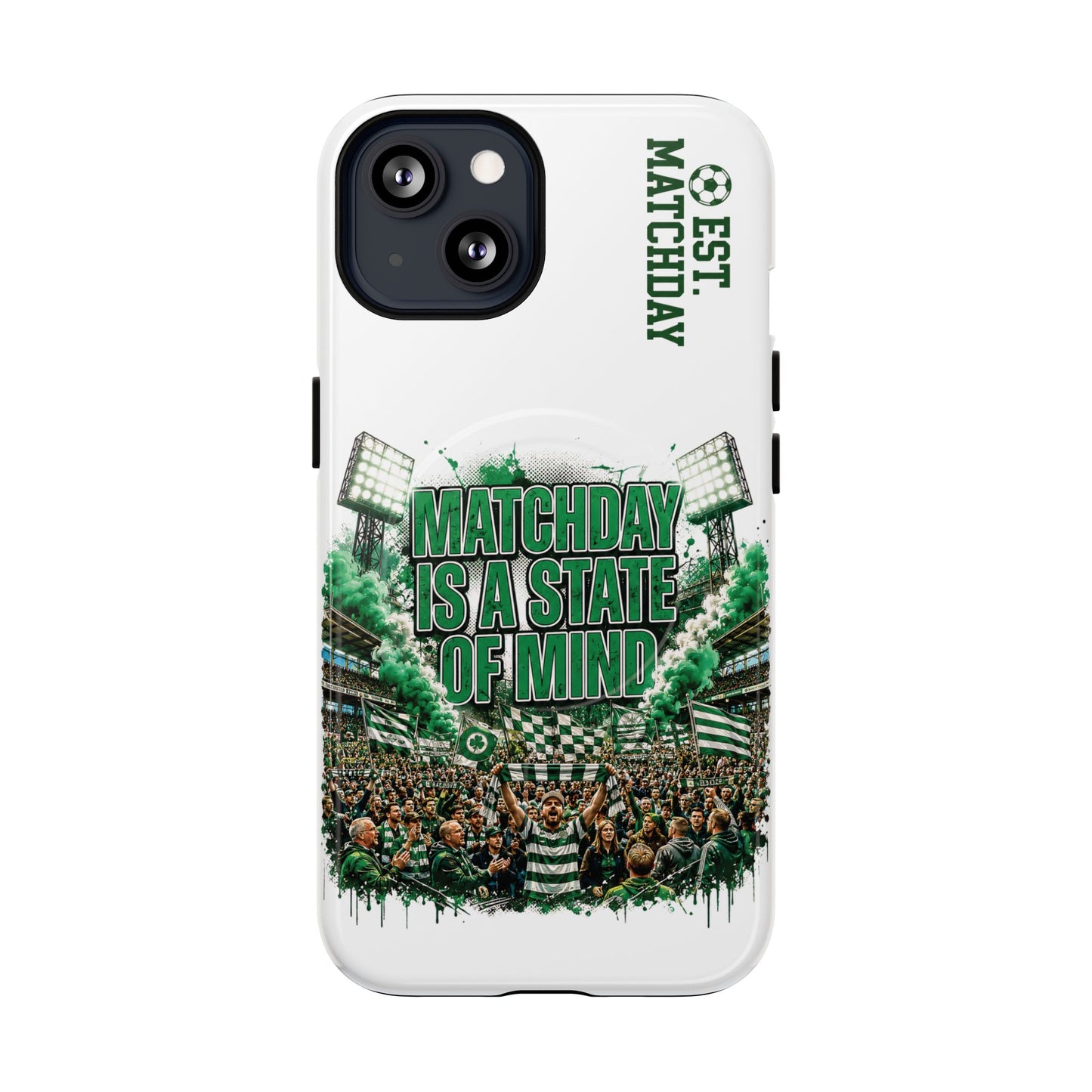 Matchday Is a State of Mind Phone Case — Tough Magnetic Soccer Fan Cover