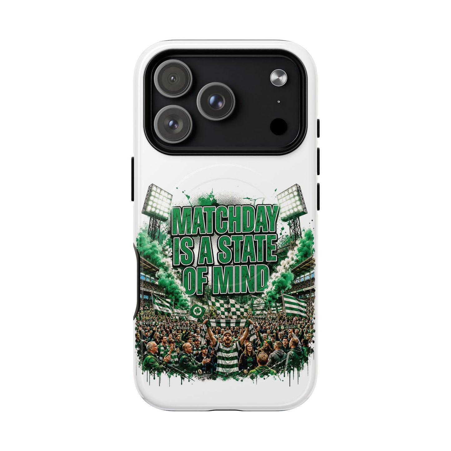 Matchday Is a State of Mind Phone Case — Tough Magnetic Soccer Fan Cover
