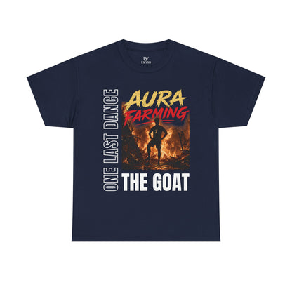 Unisex Aura Farming "The GOAT" T-Shirt — One Last Dance Graphic Tee