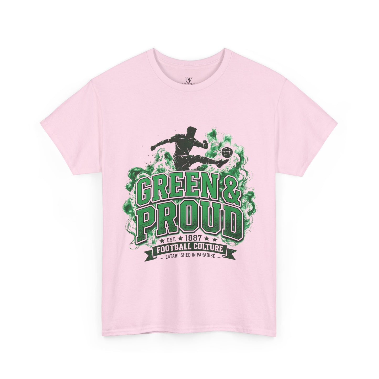 Unisex Green & Proud Football Tee — "Matchday Is A State Of Mind" Soccer Fan Shirt