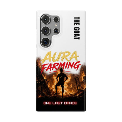 Phone Case — "Aura Farming: One Last Dance" The GOAT Protective Snap Case