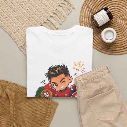 Portugal SoccerT-Shirt — "Vamos Portugal" Football Jersey Tee