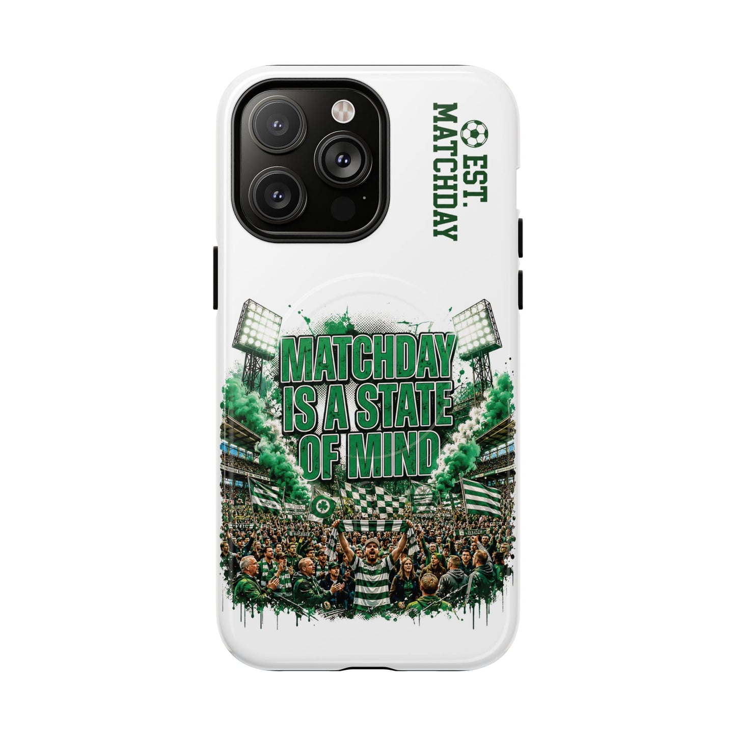 Matchday Is a State of Mind Phone Case — Tough Magnetic Soccer Fan Cover