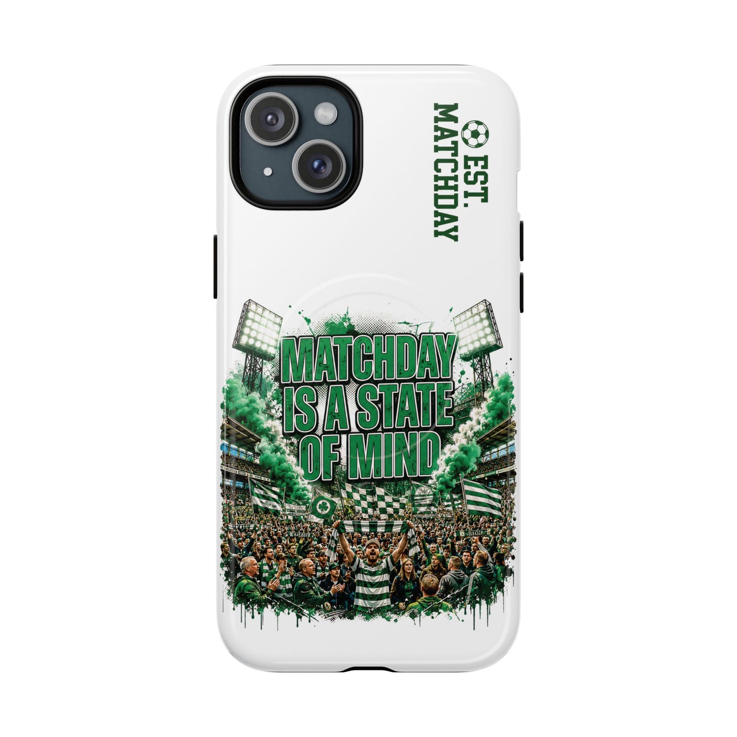 Matchday Is a State of Mind Phone Case — Tough Magnetic Soccer Fan Cover