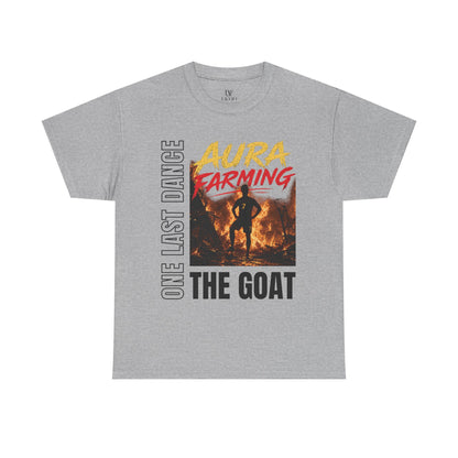 Unisex Aura Farming "The GOAT" T-Shirt — One Last Dance Graphic Tee