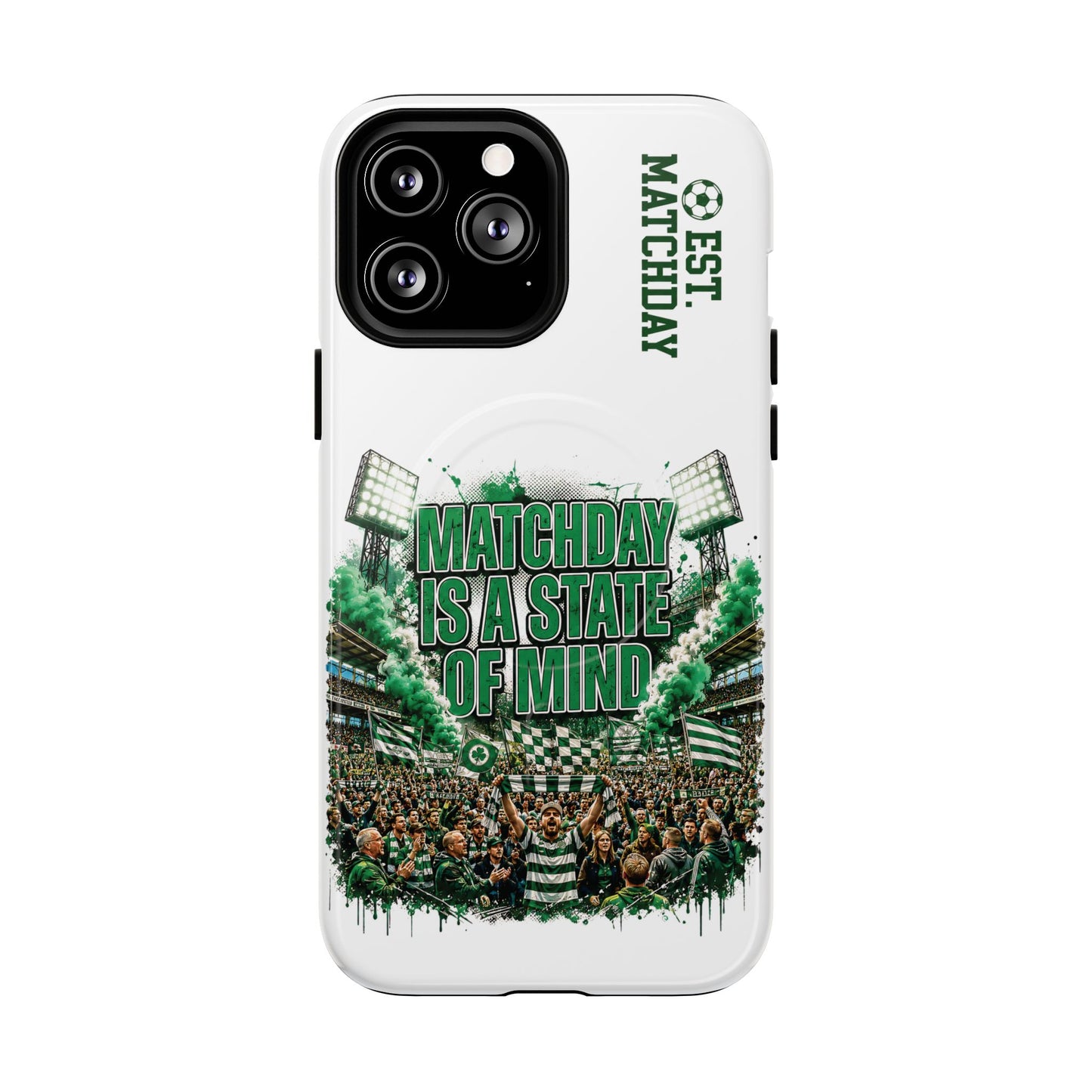 Matchday Is a State of Mind Phone Case — Tough Magnetic Soccer Fan Cover