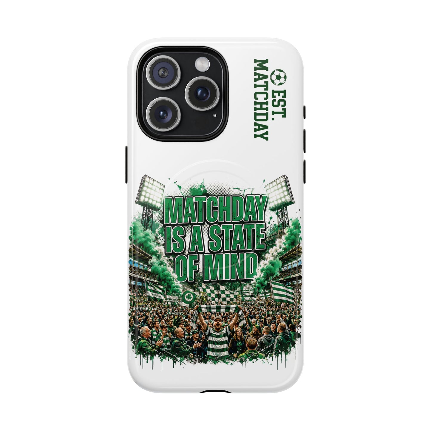 Matchday Is a State of Mind Phone Case — Tough Magnetic Soccer Fan Cover