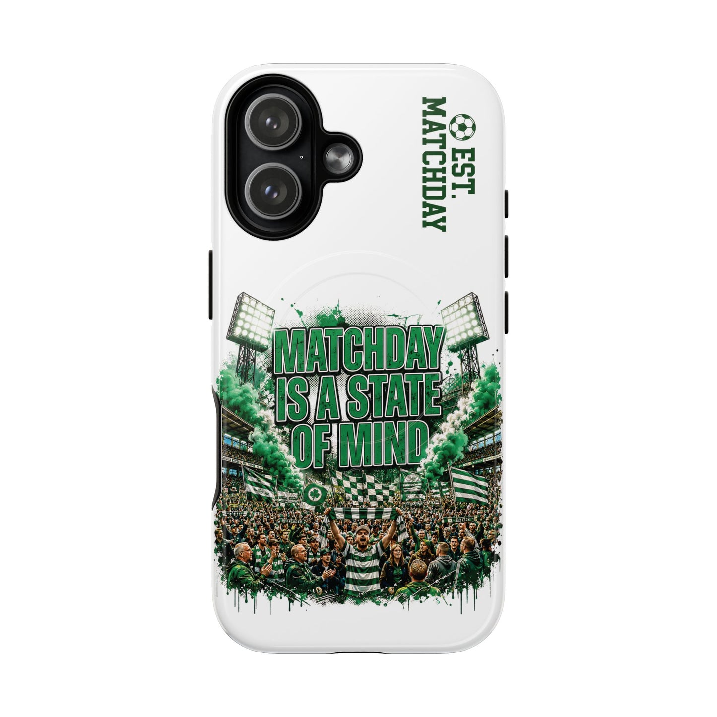 Matchday Is a State of Mind Phone Case — Tough Magnetic Soccer Fan Cover