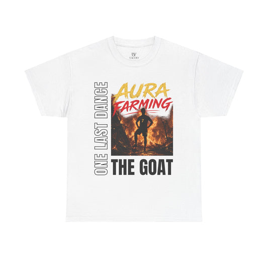 Unisex Aura Farming "The GOAT" T-Shirt — One Last Dance Graphic Tee
