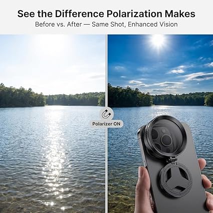 Anti-Glare Magnetic Phone Filter