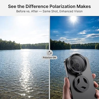 Anti-Glare Magnetic Phone Filter