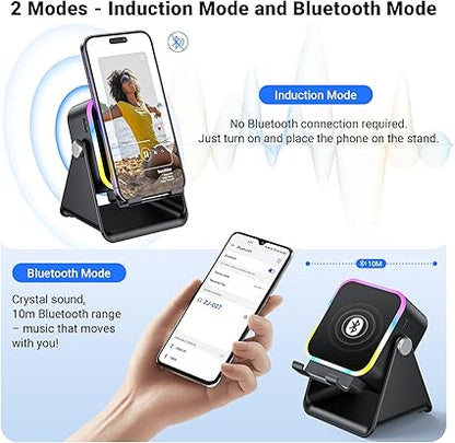 5-in-1 Induction Phone Speaker Stand
