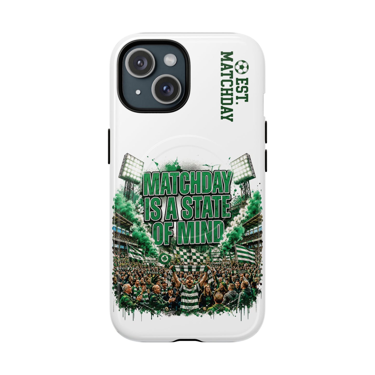 Matchday Is a State of Mind Phone Case — Tough Magnetic Soccer Fan Cover