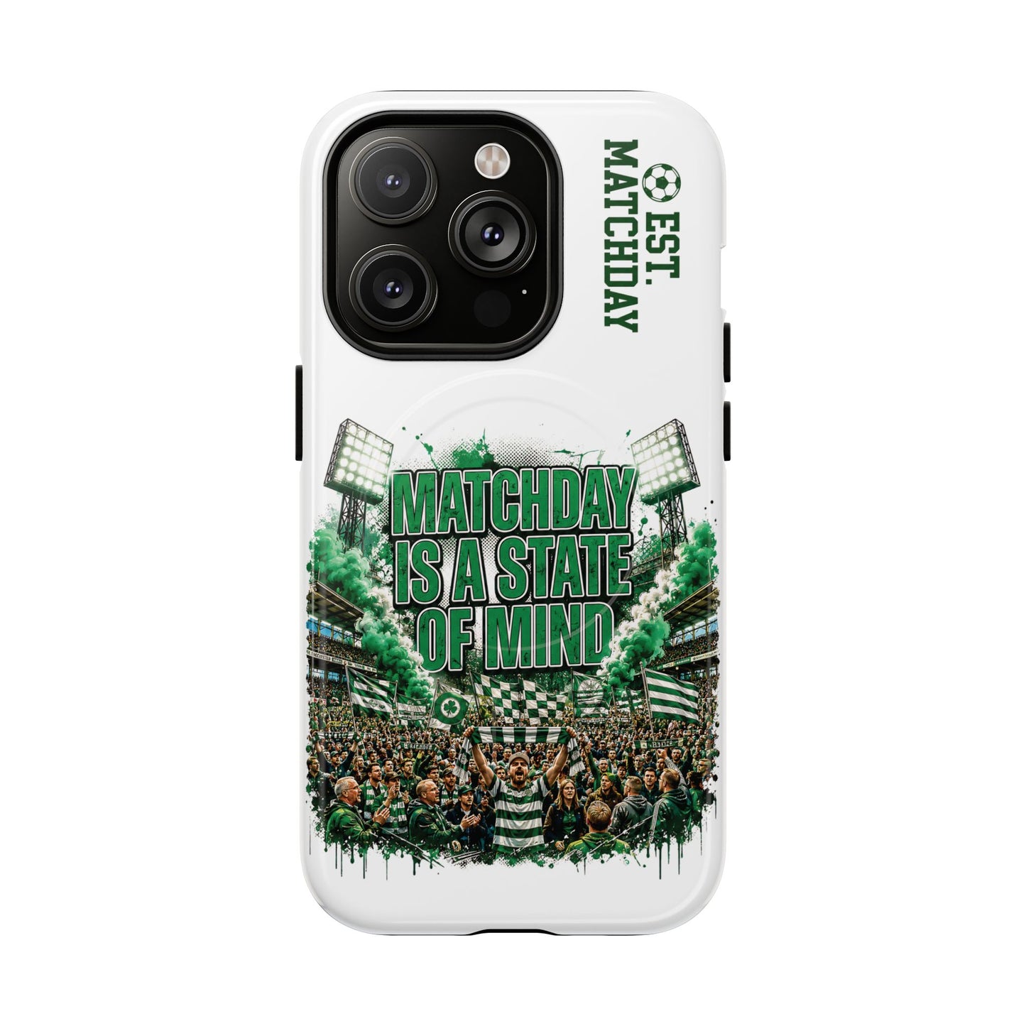 Matchday Is a State of Mind Phone Case — Tough Magnetic Soccer Fan Cover