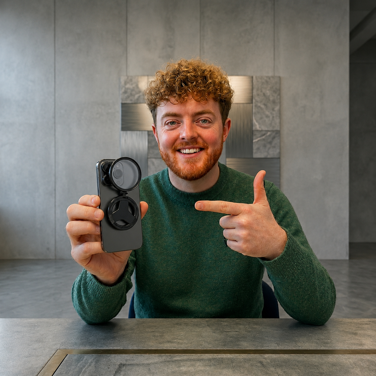 Anti-Glare Magnetic Phone Filter