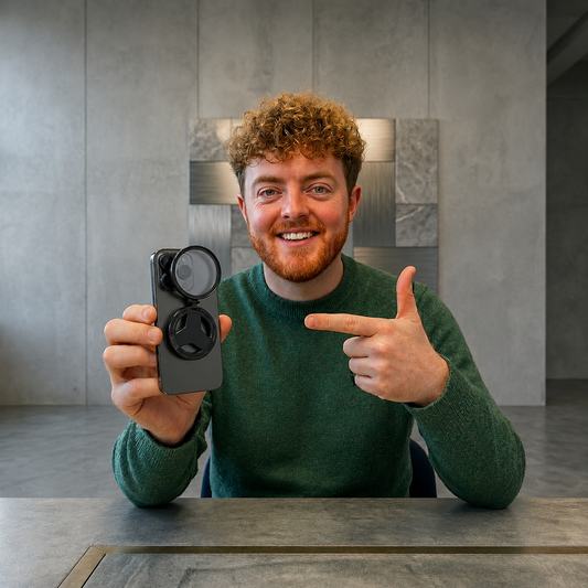 Anti-Glare Magnetic Phone Filter