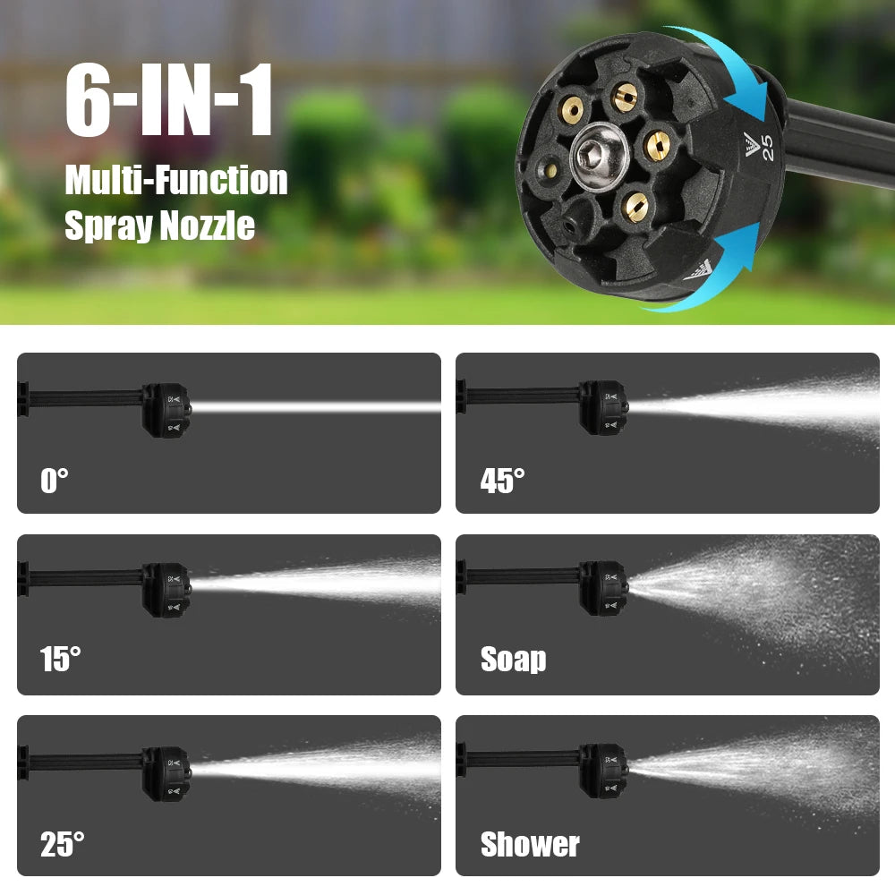 AquaJet Cordless High-Pressure Washer Kit with 7500mAh Battery
