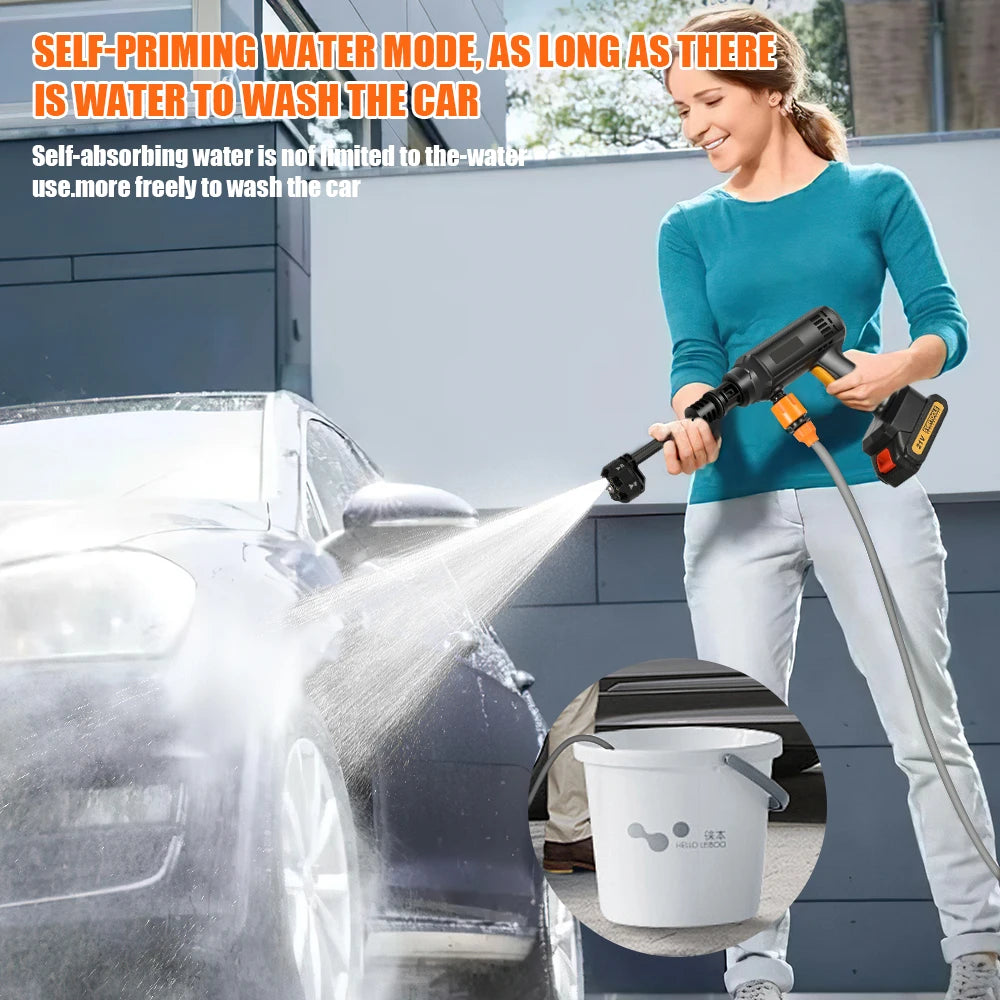 AquaJet Cordless High-Pressure Washer Kit with 7500mAh Battery