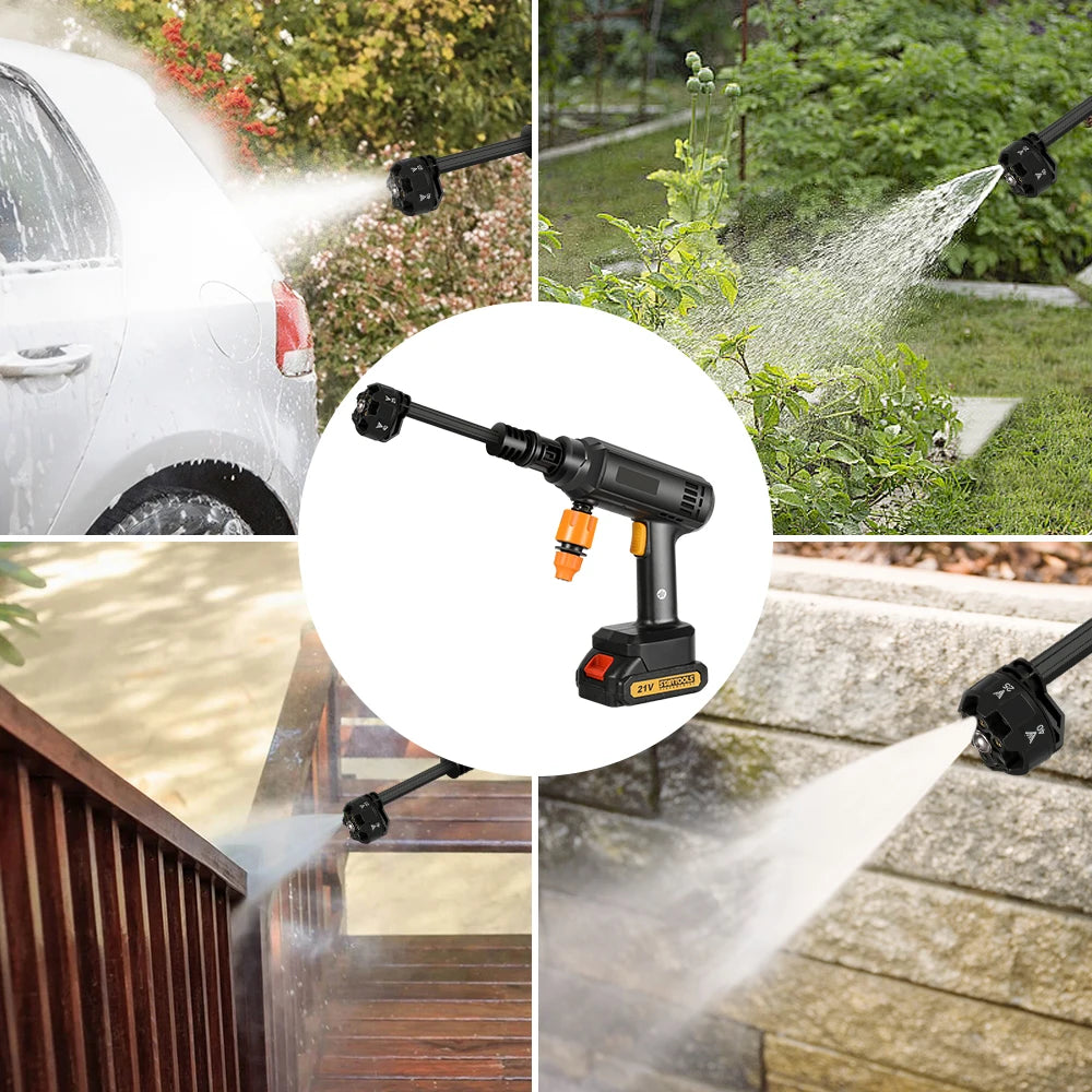 AquaJet Cordless High-Pressure Washer Kit with 7500mAh Battery