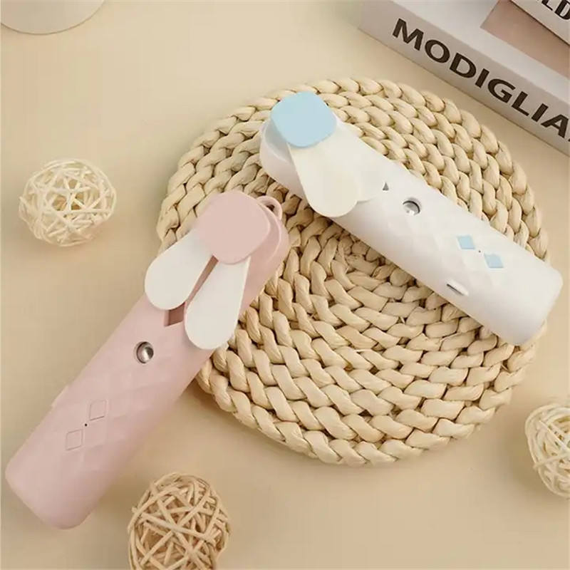 White Nano Mist Face Fan & Spray - USB chargable