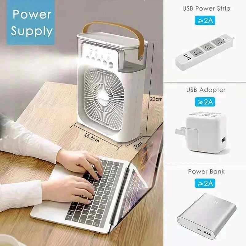 3-in-1 Hydro Chill Misty Fan
